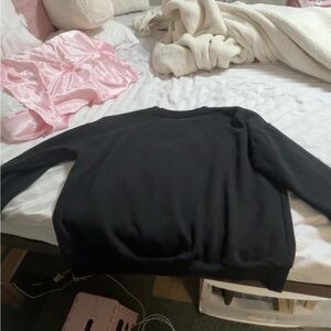 Old Navy Women's Black Crew Neck Sweater